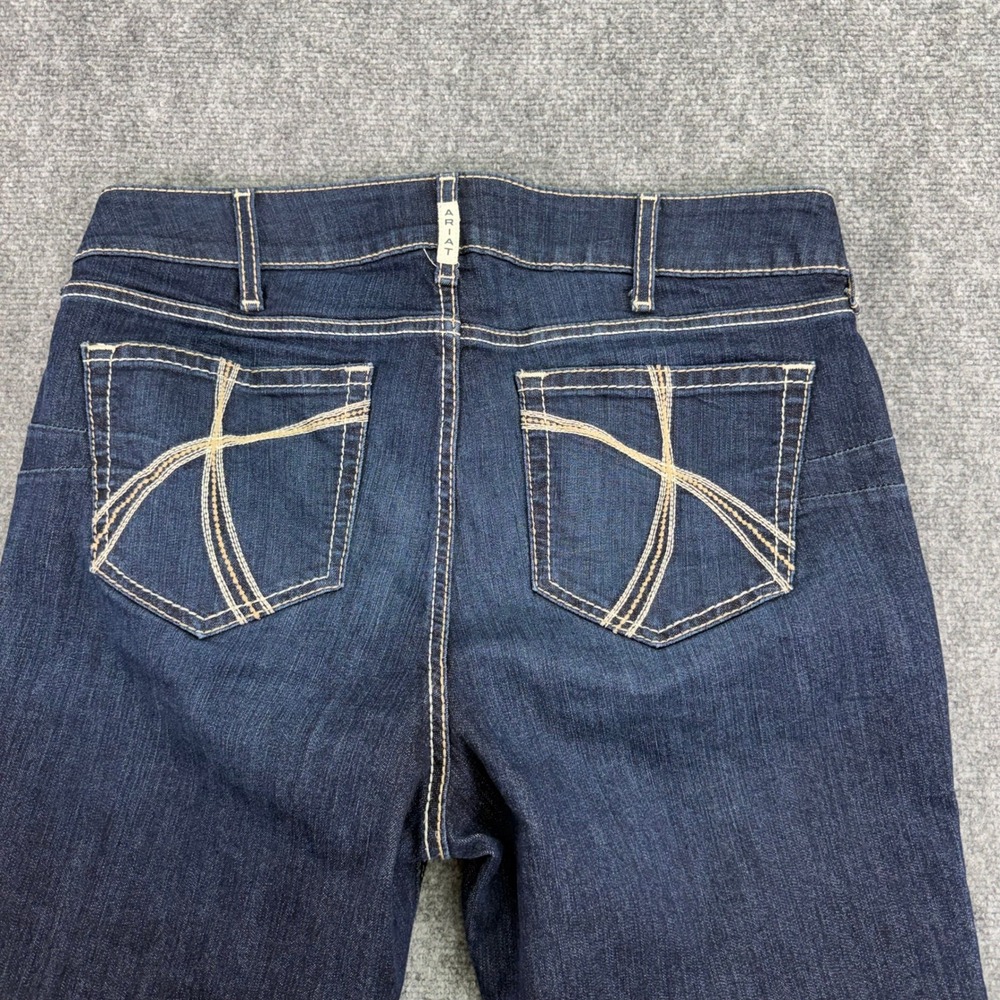 Ariat Real Jeans Women 16WL (Fit 36x31) Blue Contessa Perfect Rise Bootcut Denim - Picture 14 of 16